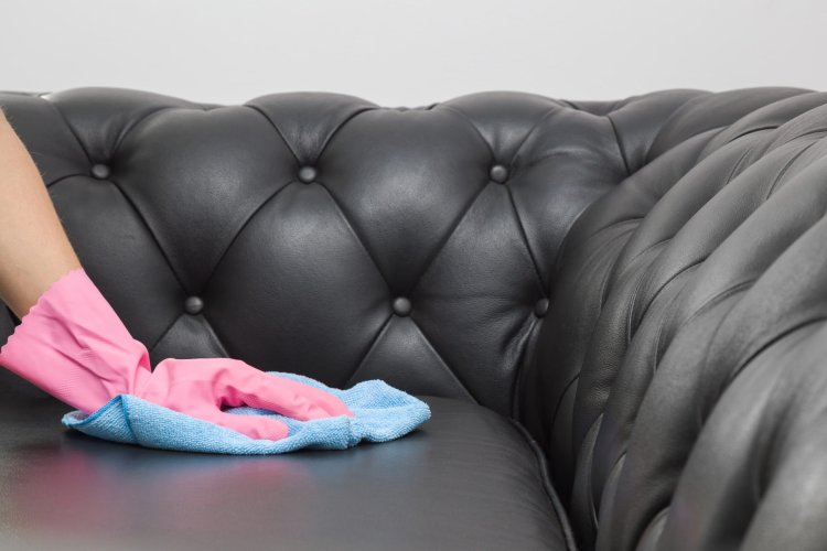 How To Clean A Black Leather Sofa?